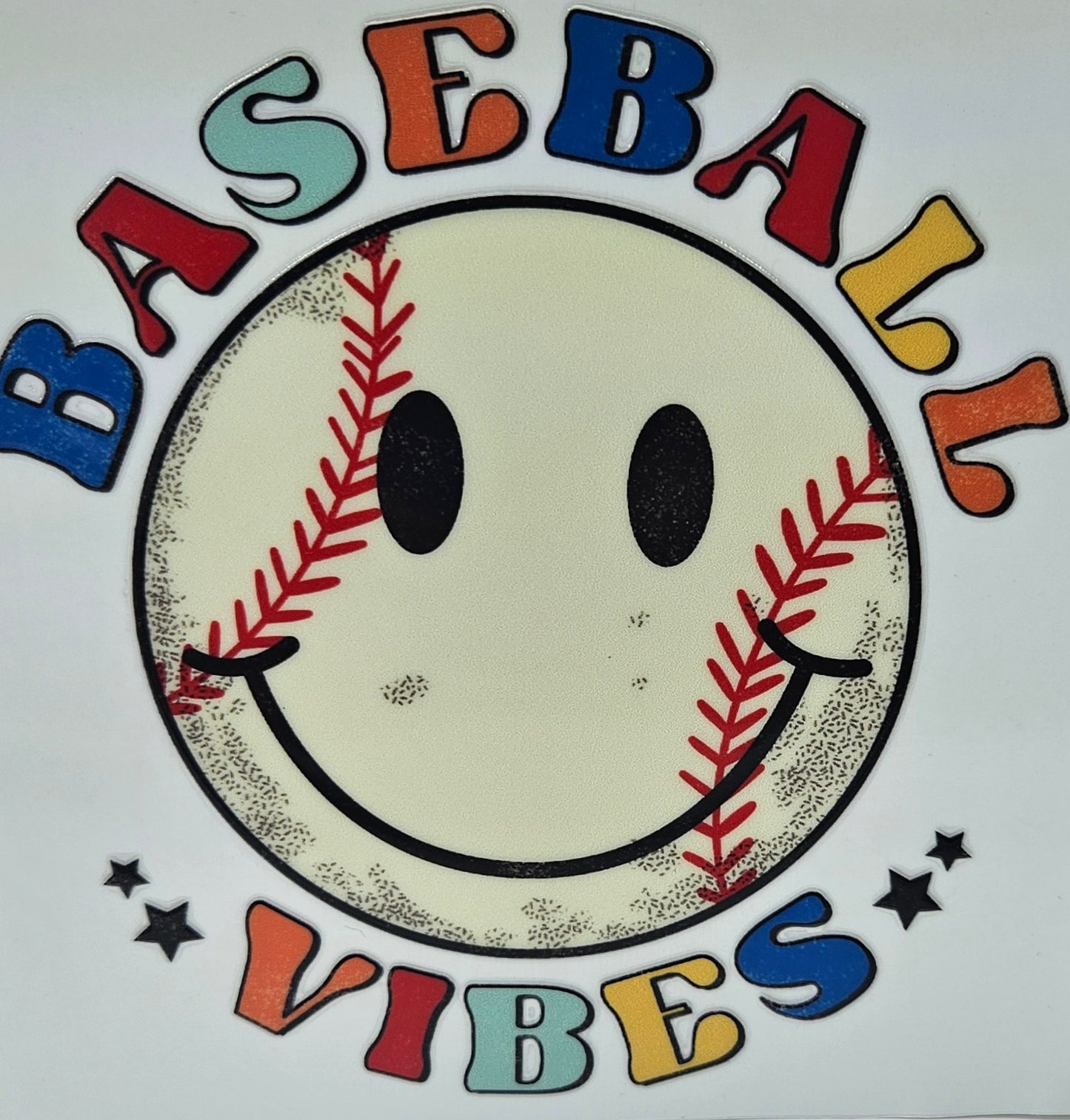 Baseball Vibes with Smile