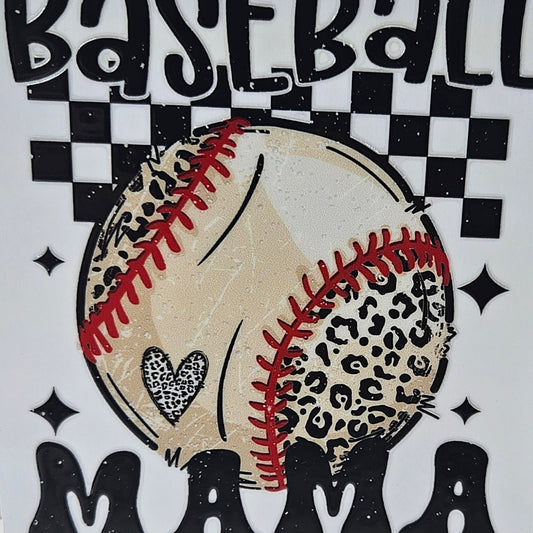 Baseball Mama Checkered