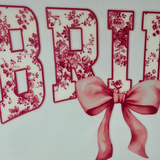BRIDE Pink Floral