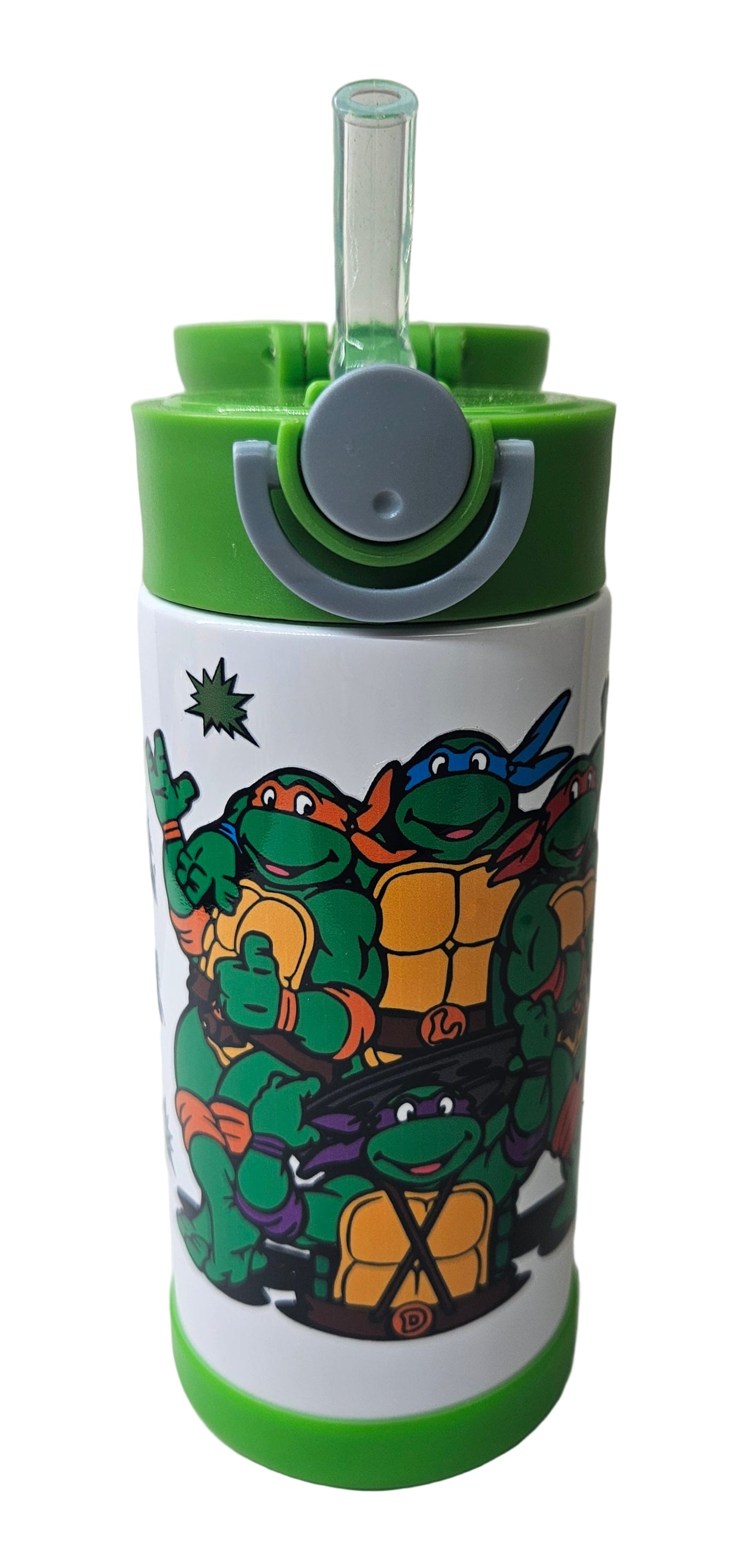 Pre-made 12oz SS Insulated Kids Flip Top Items Already Has Its Own Colored Boot Included